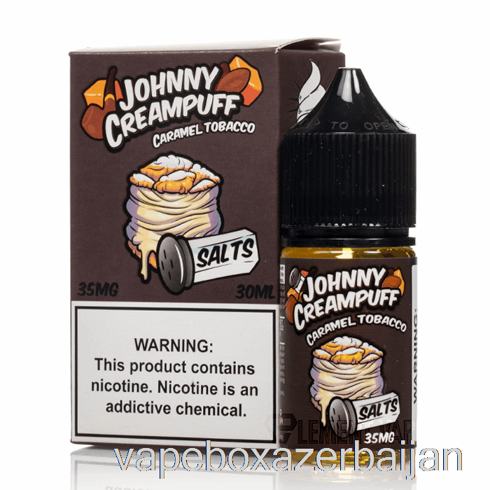 E-Juice Vape Caramel Tobacco - Johnny Creampuff Salts - 30mL 50mg
